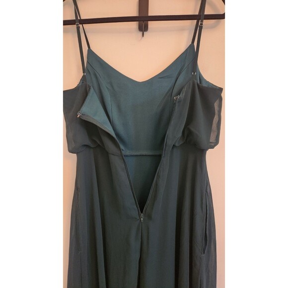 Birdy Grey Womens Emerald Gwennie Dress Chiffon Bridesmaid Gown Medium‎ - Picture 8 of 11